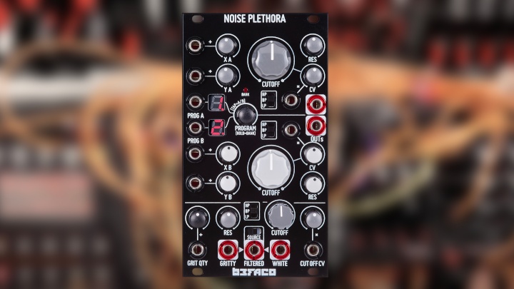 Image of the Noise Plethora Eurorack module from Befaco.